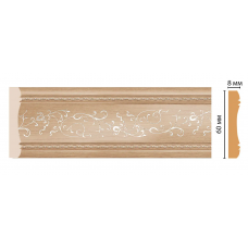 Цветной молдинг Decomaster 186-11 (60*8*2400)