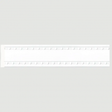 Бордюр Cosca W40(2)-W27 Полистирол Белый 2400*40*9 мм