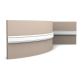 Молдинг гибкий Orac Decor PX144F Полиуретан 2000*47*8 мм