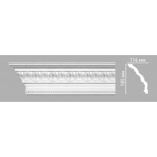 Плинтус потолочный с орнаментом Decomaster 95143/17 (185х114х2400мм)